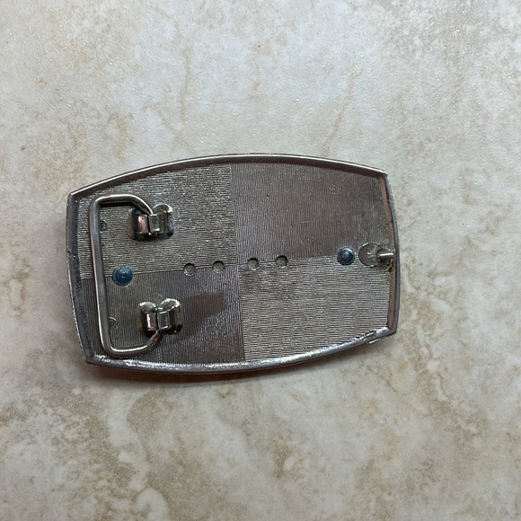 Horse Head Belt Buckle Cowboy Western Gold Silver Tone - Picture 4 of 9